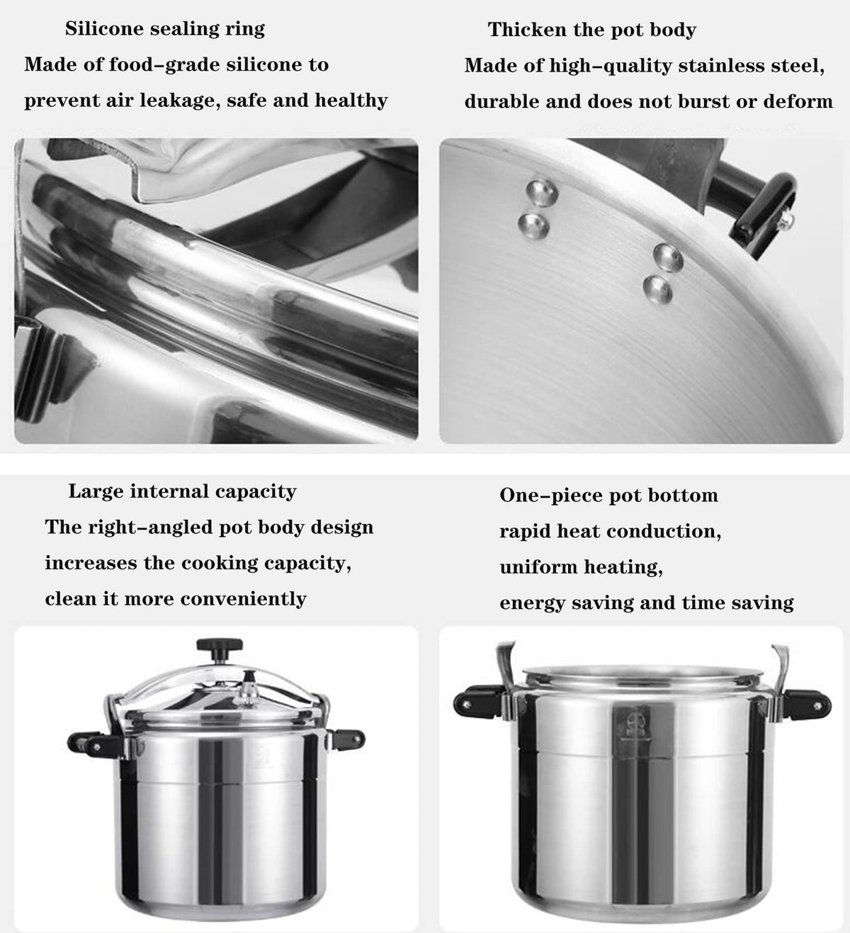 60 Quart Aluminum Commercial Pressure Canner Z180
