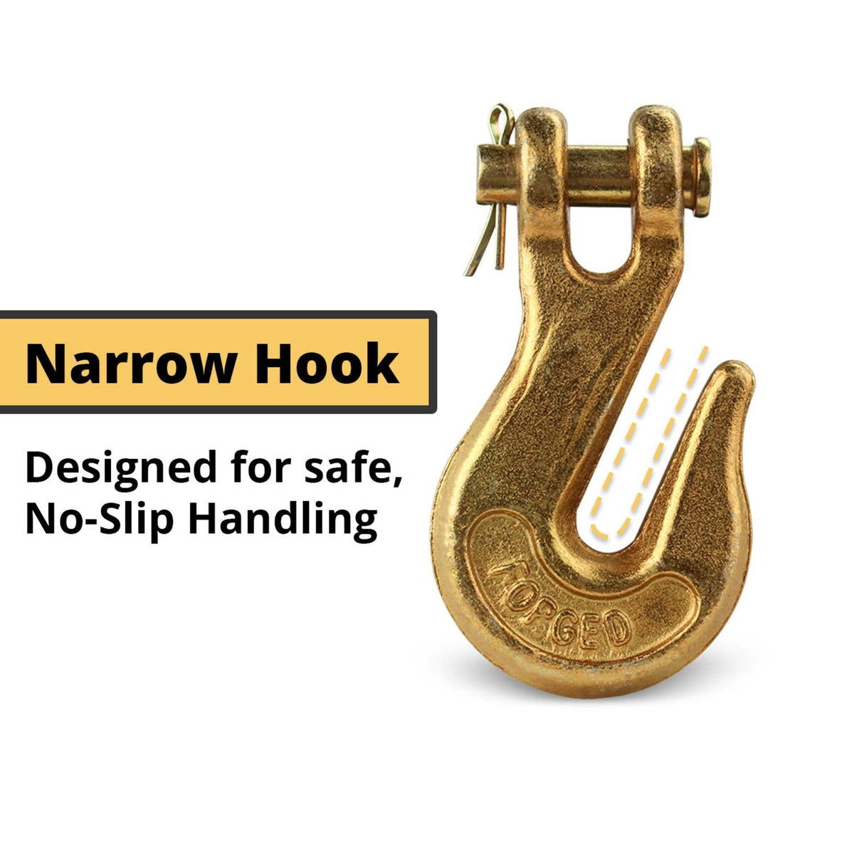 3/8 Clevis Hook G70 4 Pack D667705