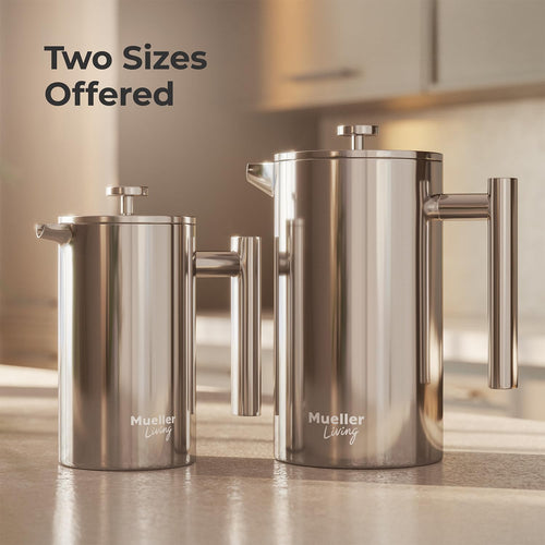 20oz Stainless Steel French Press Coffee Maker O27563