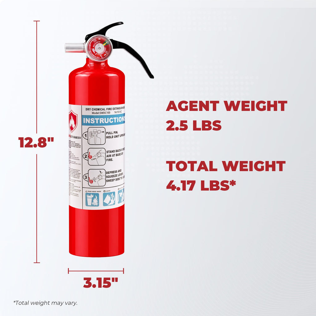 2.5 lb Heavy Duty Fire Extinguisher N160