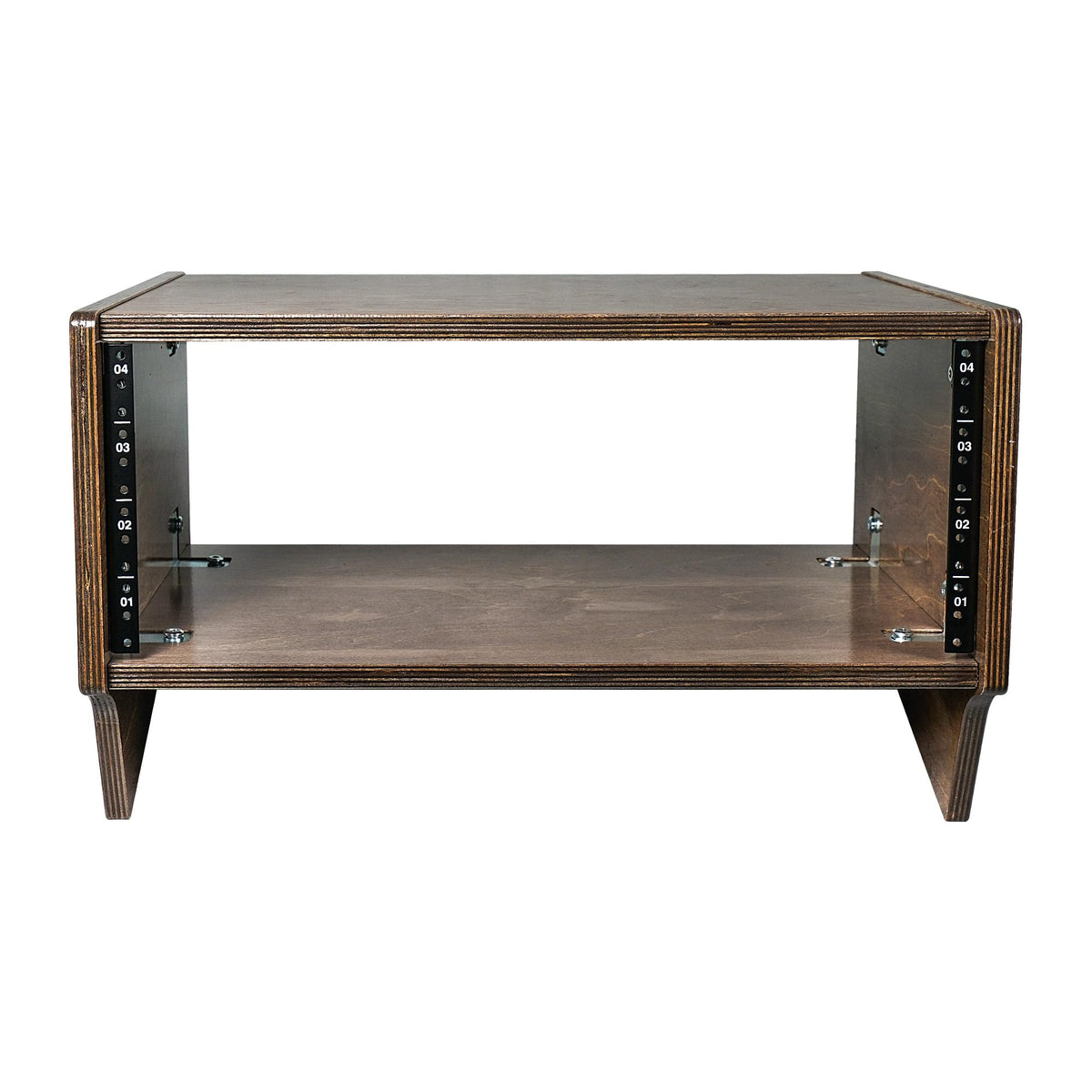 4U Angled Desktop Studio Rack with Baltic Birch Plywood T640946