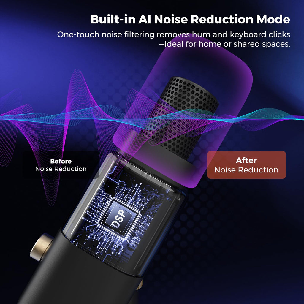 Dynamic Microphone with USB/XLR P2268