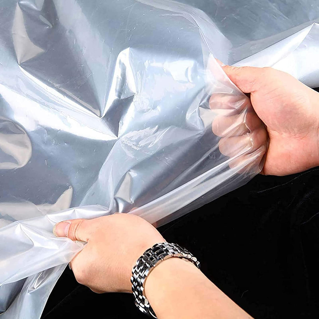 Heavy Duty Waterproof Clear 3x3ft Poly Tarp with Grommets V214067