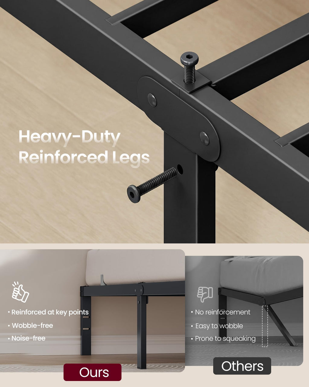 Twin Metal Bed Frame G4564