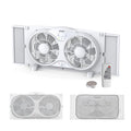 9" Twin Window Fan with Remote T32889