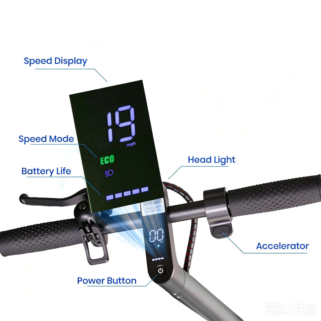 Electric Scooter with 350W/500W Motor, 8.5" Solid Tires, Foldable N2753