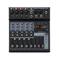 6 Channel Bluetooth Audio Mixer with 2 XLR Inputs N2077