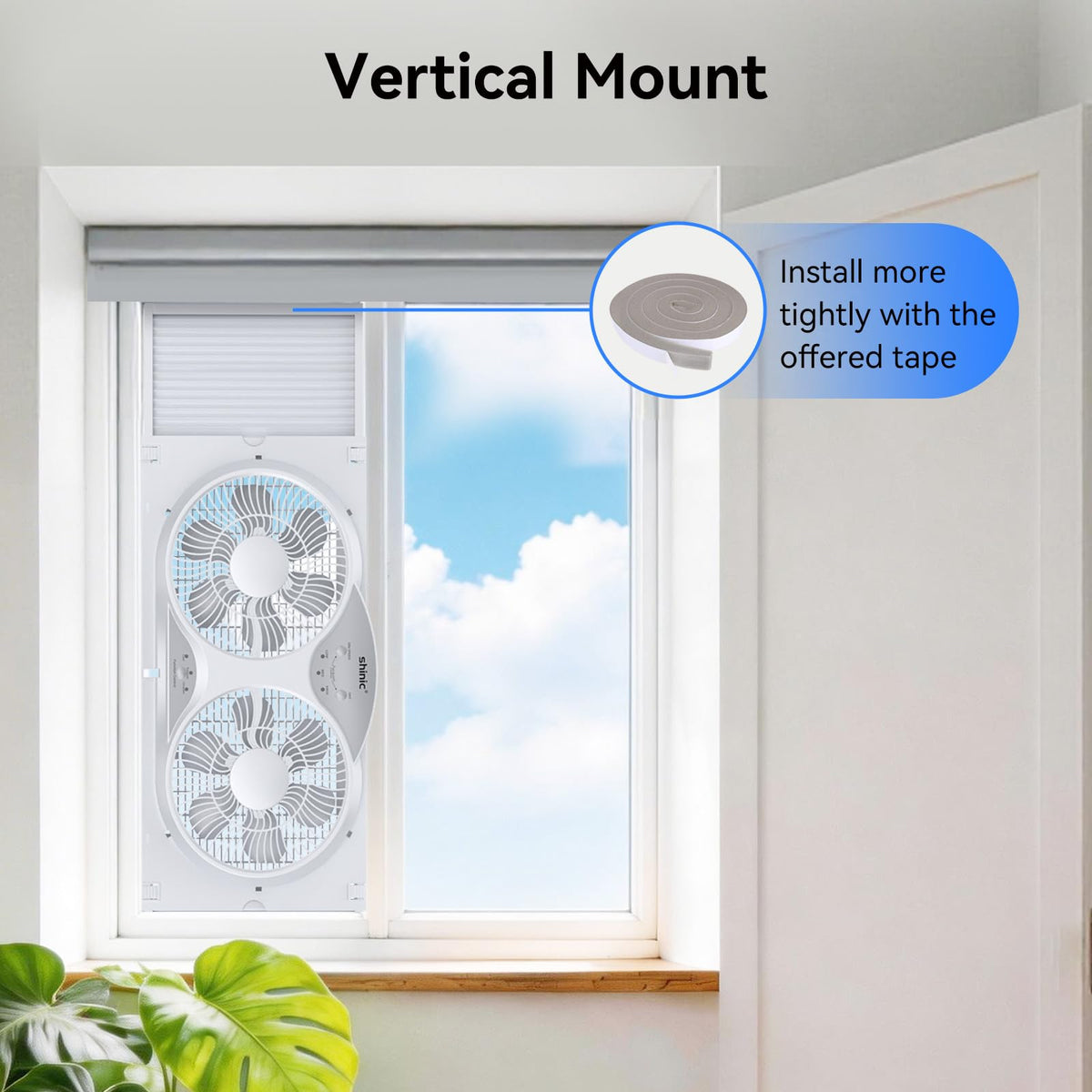 9" Twin Window Fan with Remote T32889