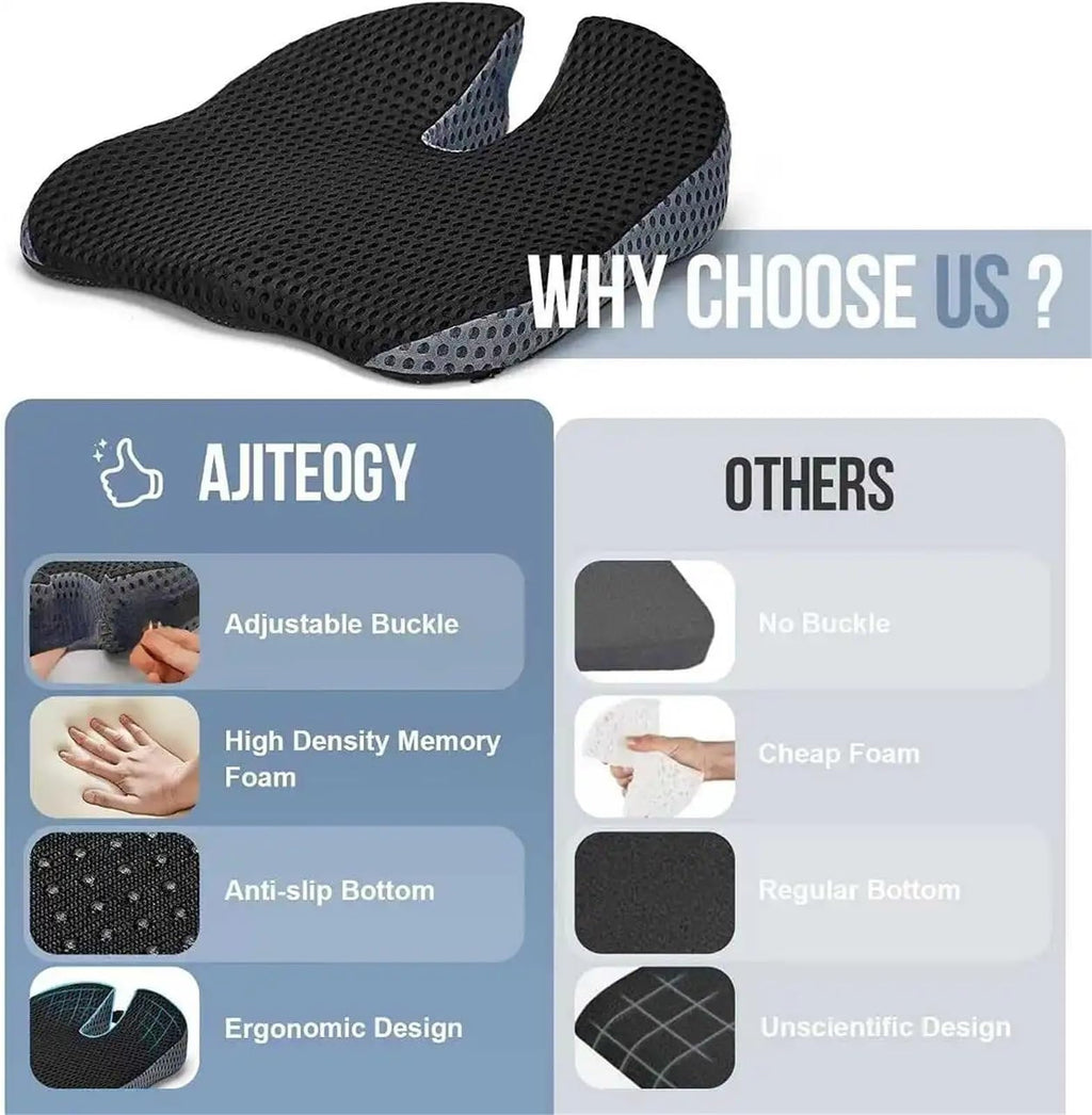 Memory Foam Car Booster Seat Cushion M585