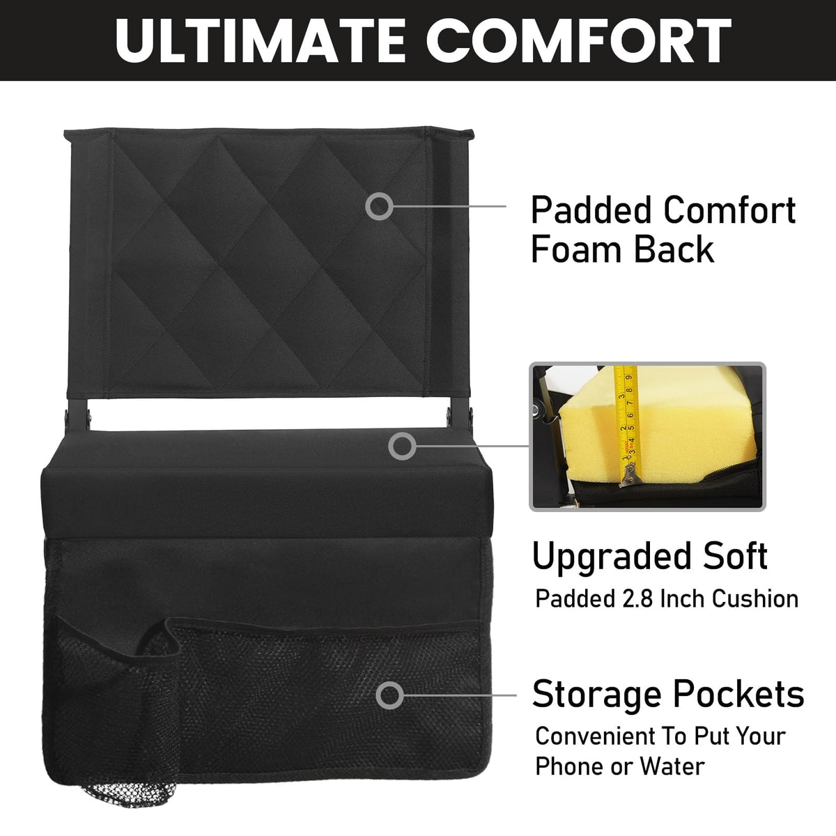 Padded Bleacher Seat Cushion H1687