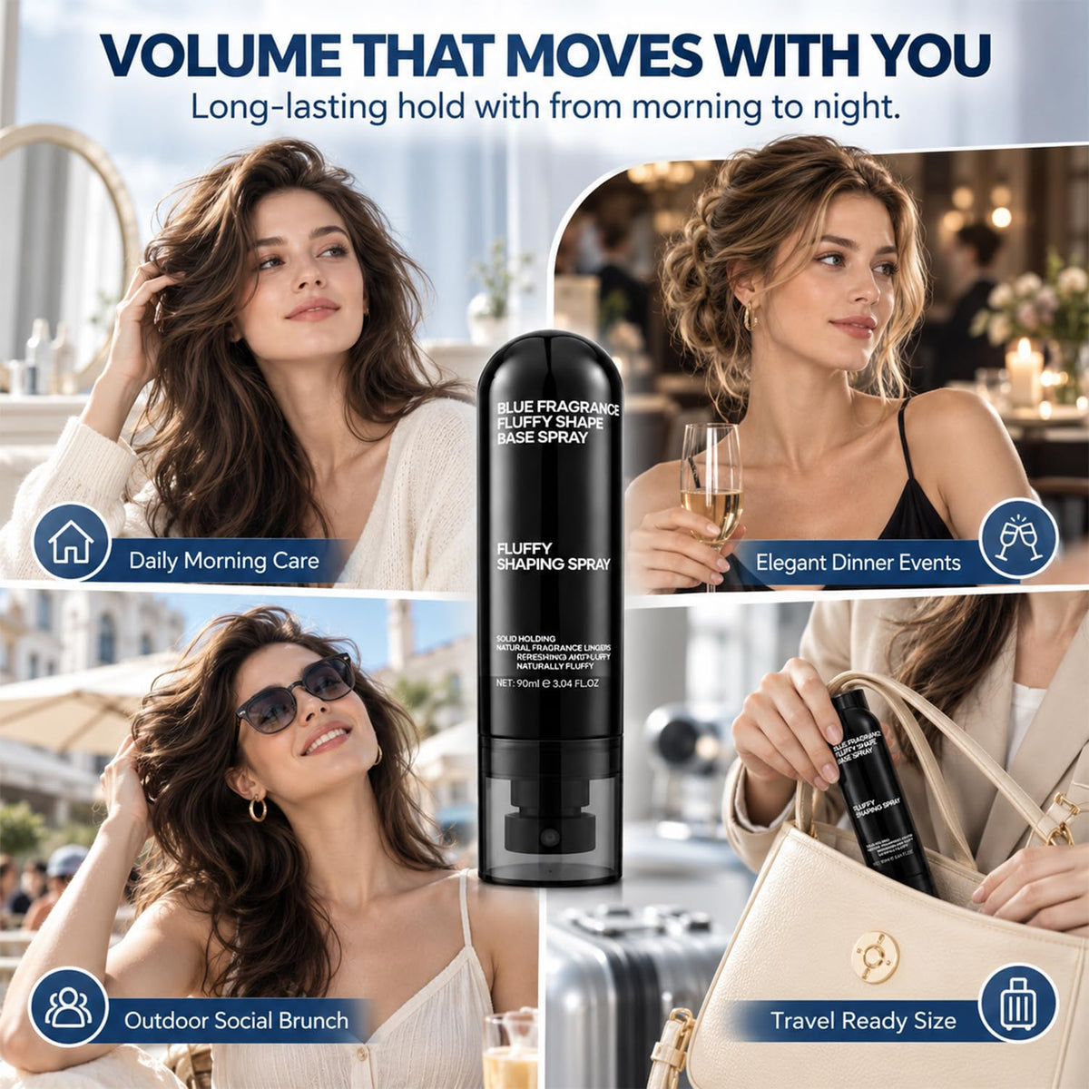 Peach-Scented Volumizing & Setting Spray G902