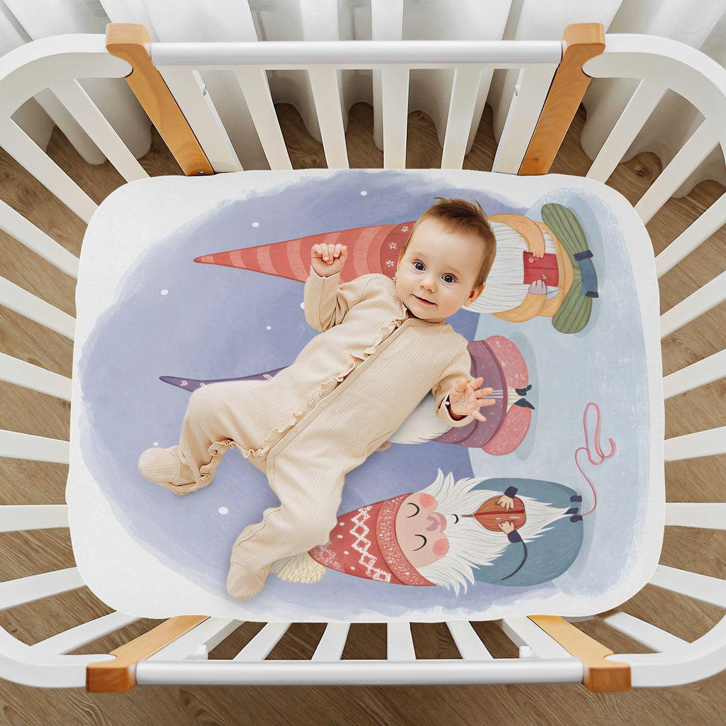 Watercolor Crib Sheet 52" x 28" C305342