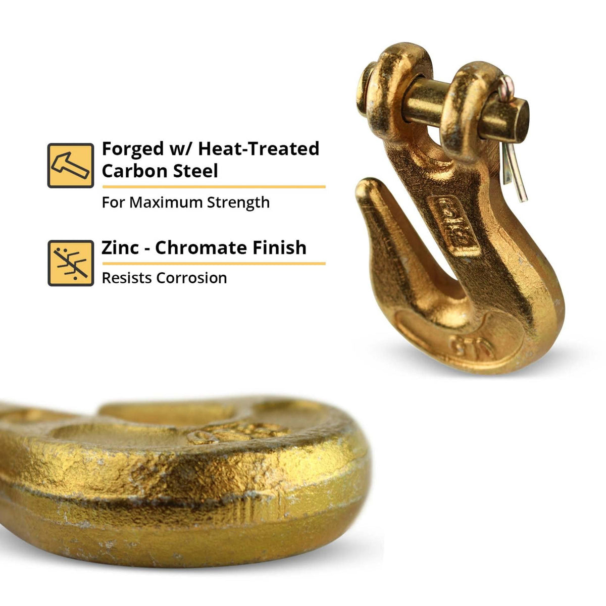 3/8 Clevis Hook G70 4 Pack D667705