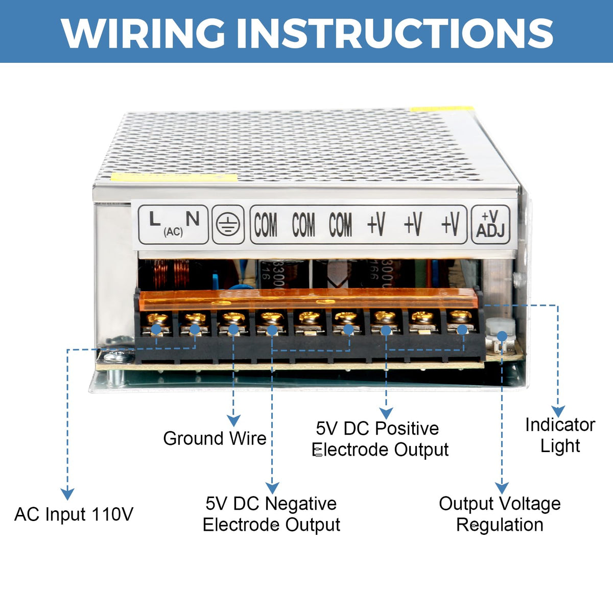 5V 40A Switching Power Supply Y68976