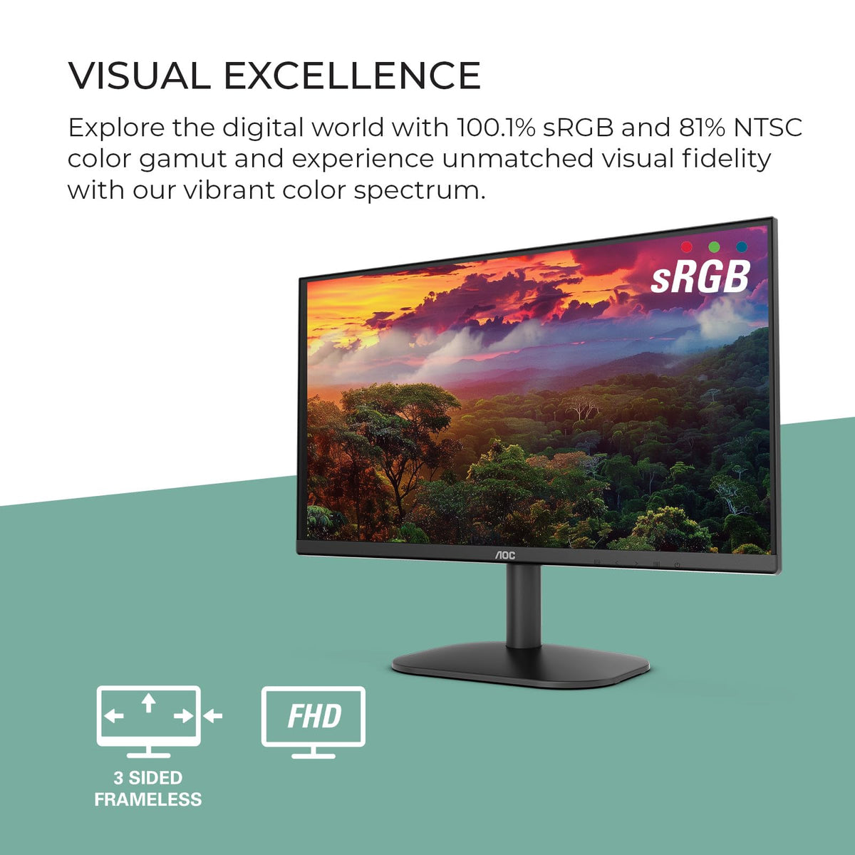 22" Full HD 100Hz LED Monitor Q477324