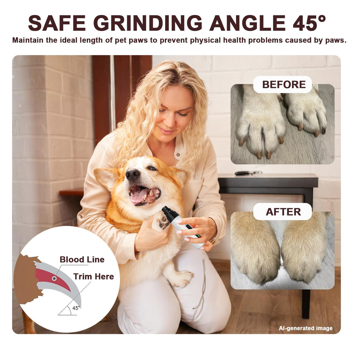 Electric Pet Nail Grinder U5107