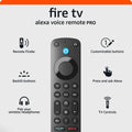 Alexa Voice Remote Pro with Remote Finder and Backlit Buttons D49433