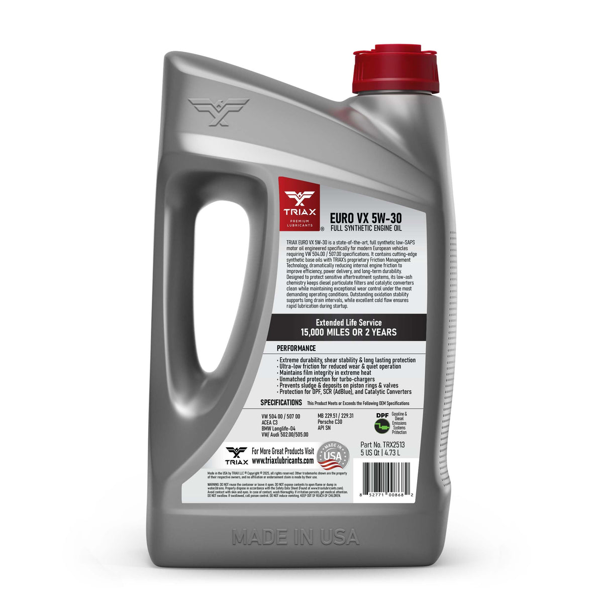 5W-30 Full Synthetic Ester (5 Quart) W686