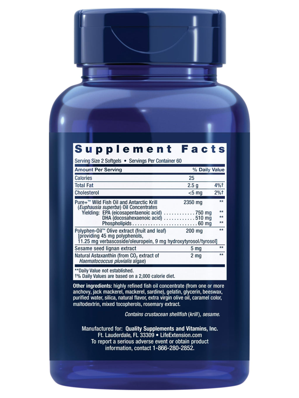 Omega-3 Fish Oil 120 Softgels Z704