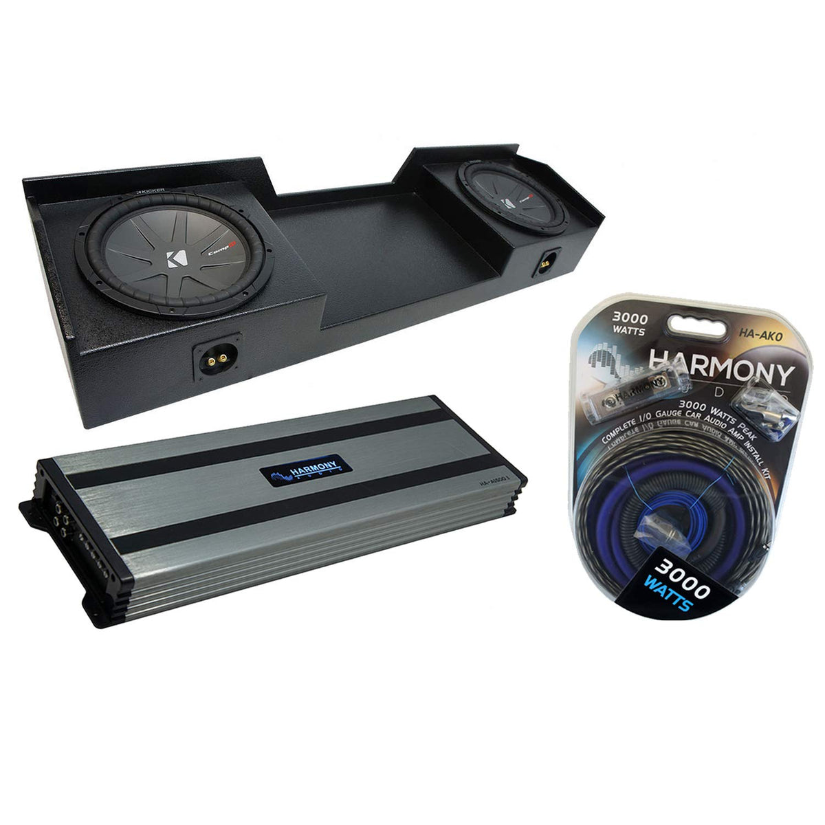 Dual 12" Sub Box and Amp N904601