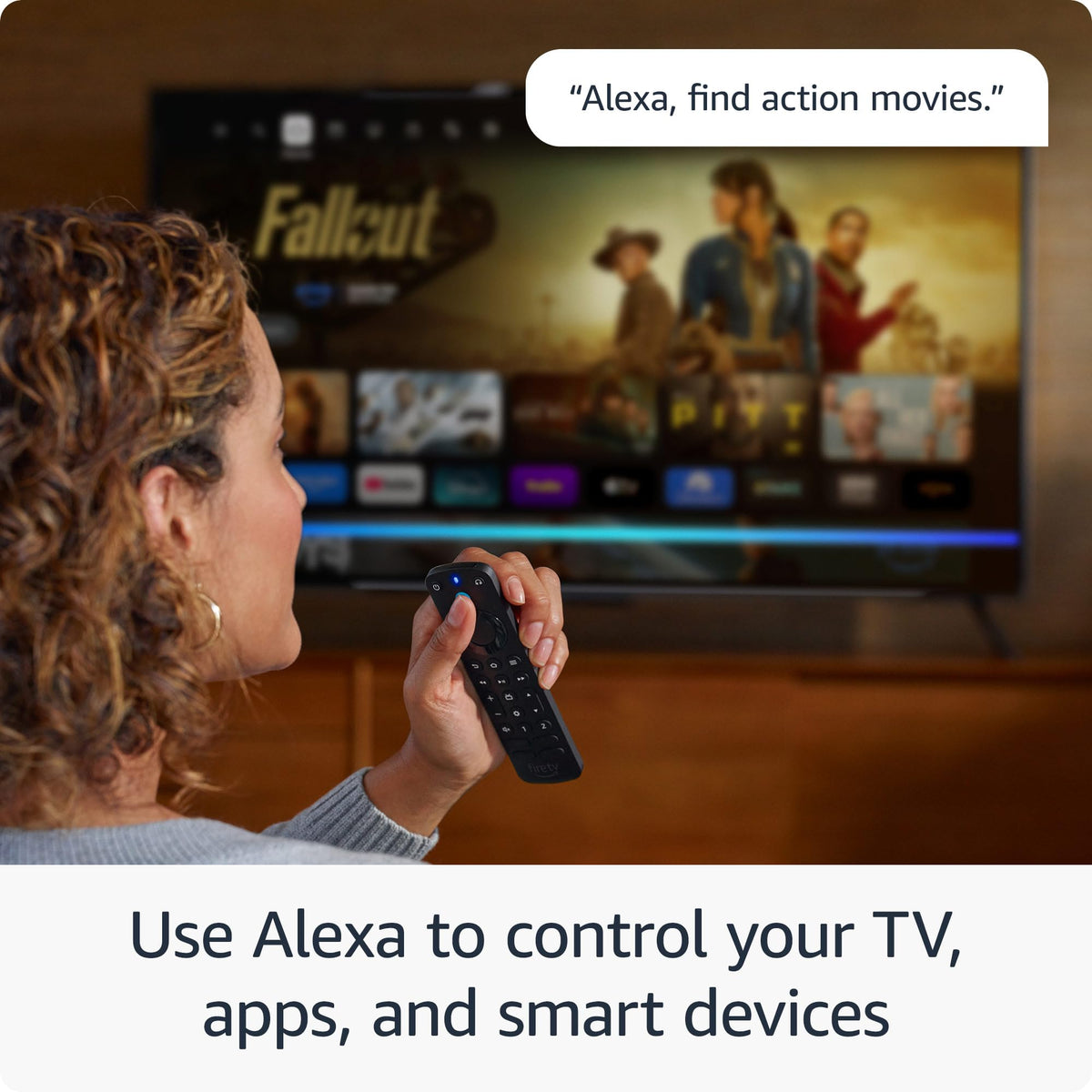 Alexa Voice Remote Pro with Remote Finder and Backlit Buttons D49433