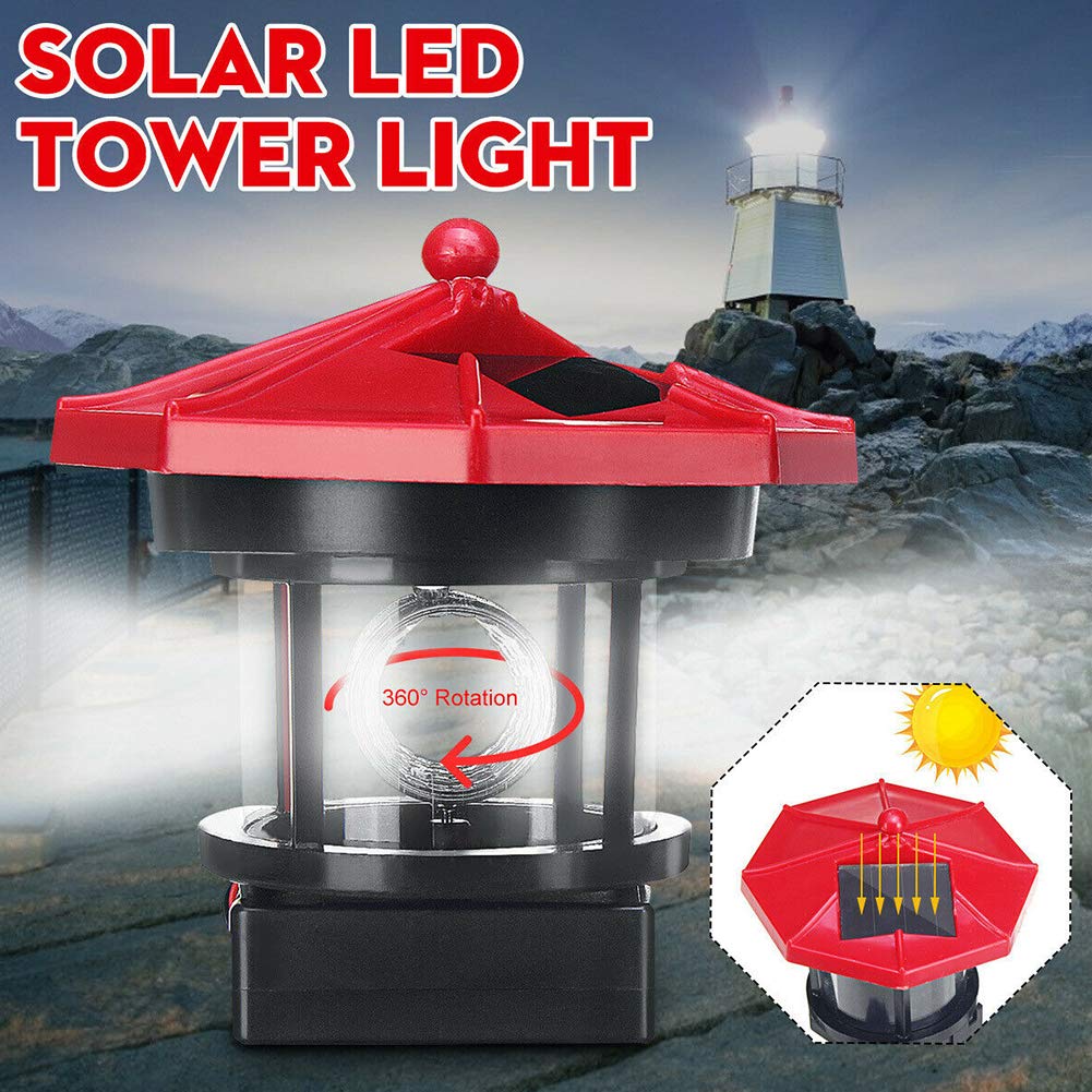 Solar Powered LED Rotating Waterproof Outdoor Decorative Light C1578