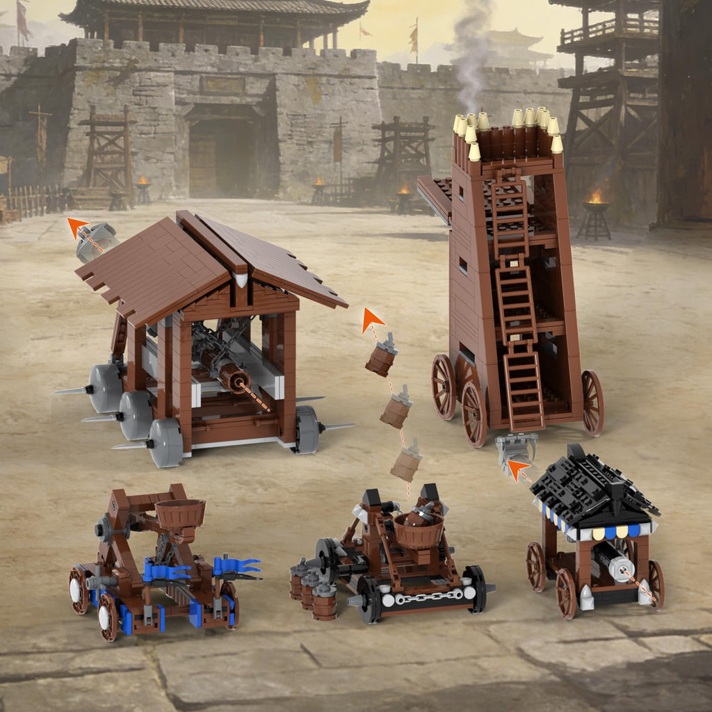 Medieval Castle Battle Building Block Set Z786