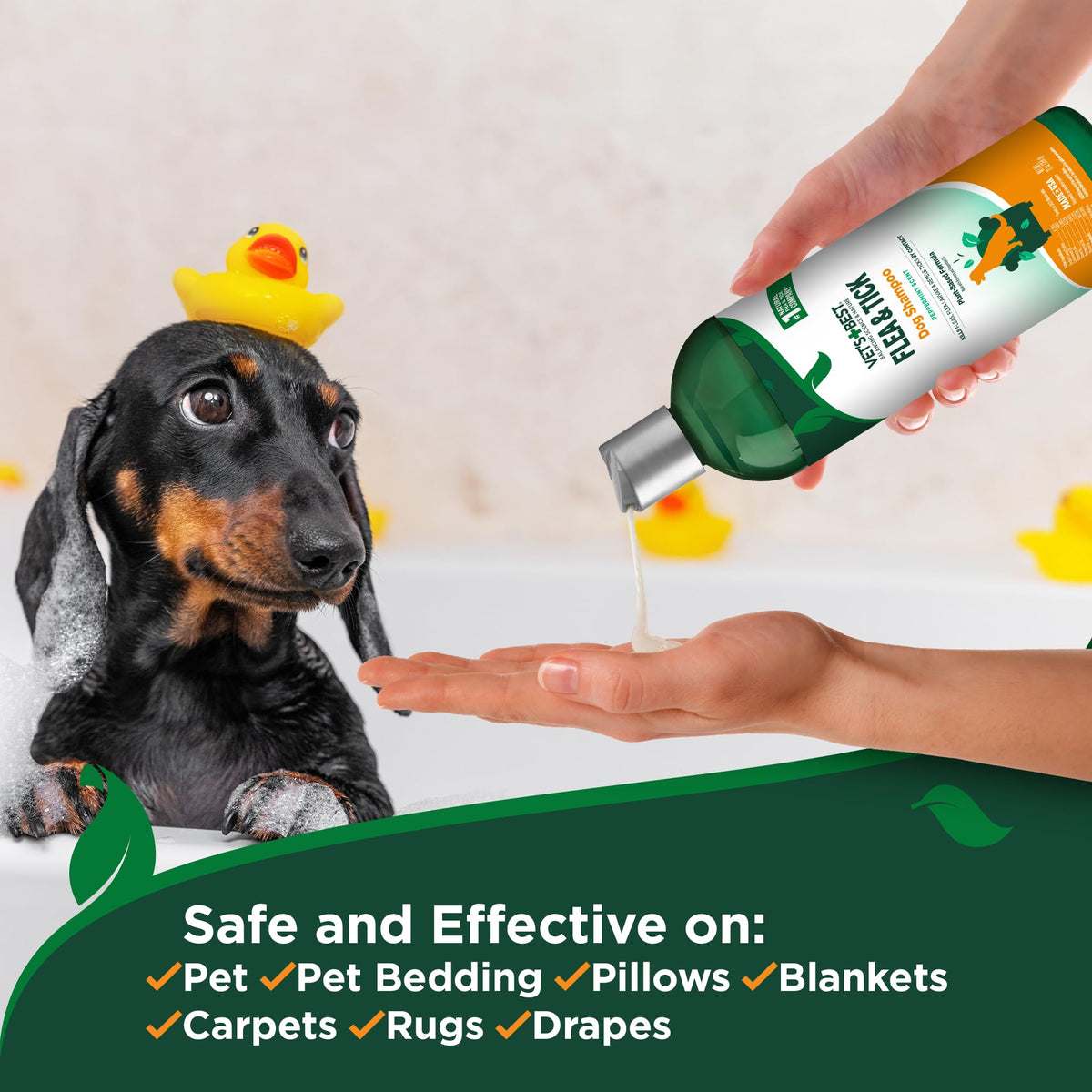 32 oz Flea and Tick Spray + 12 oz Dog Shampoo N9872