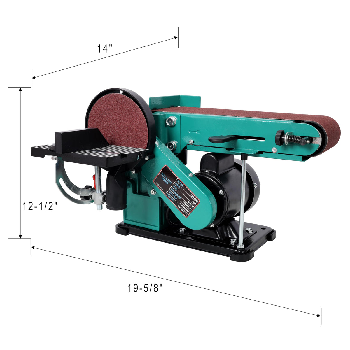 4" x 36" Belt Sander with 6" Disc Polisher S498