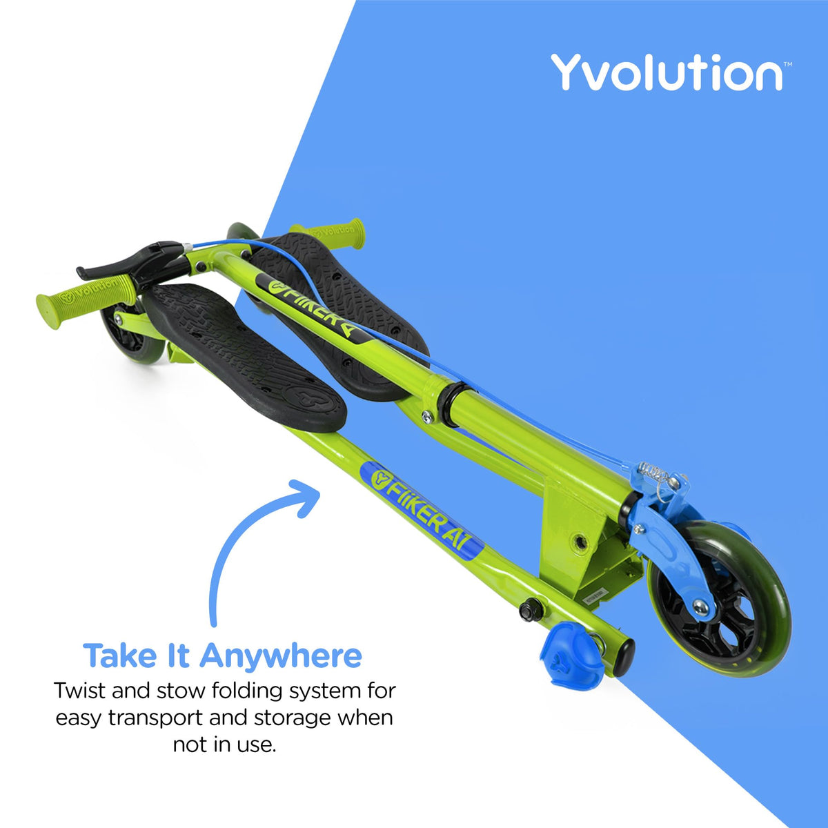 3-Wheel Wiggle Scooter with Hand Brake N88218