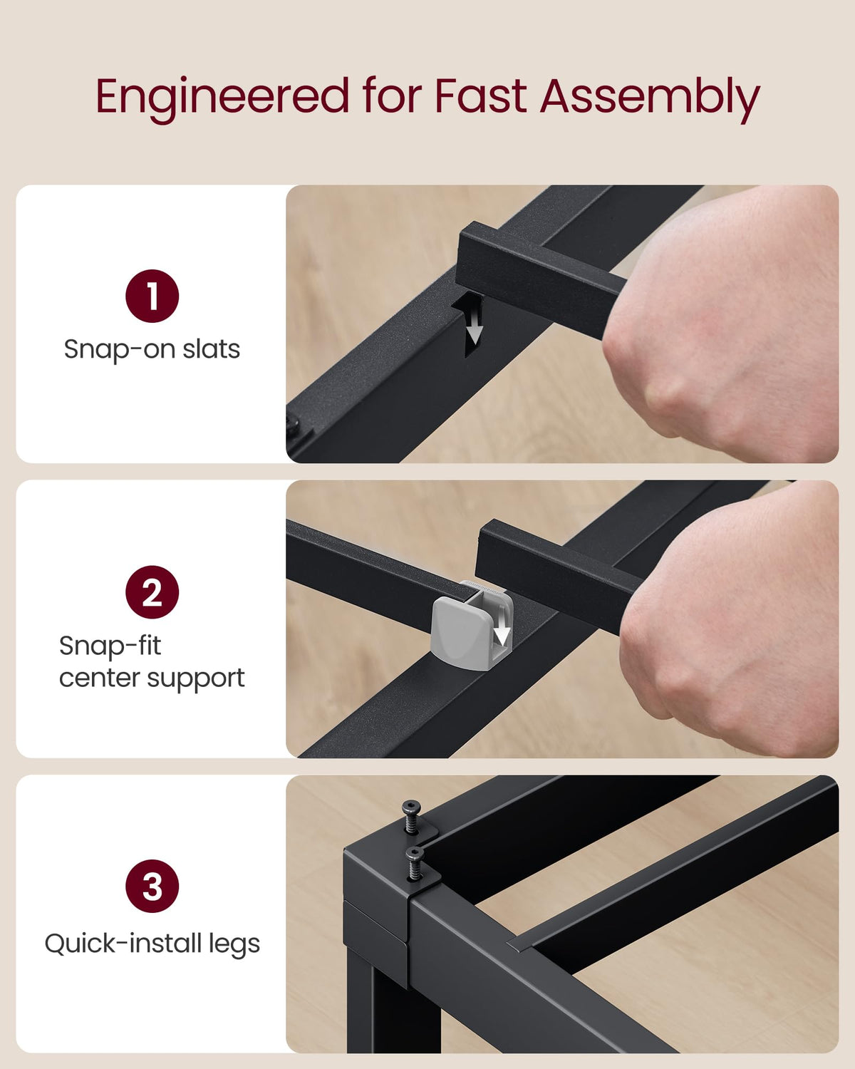 Twin Metal Bed Frame G4564