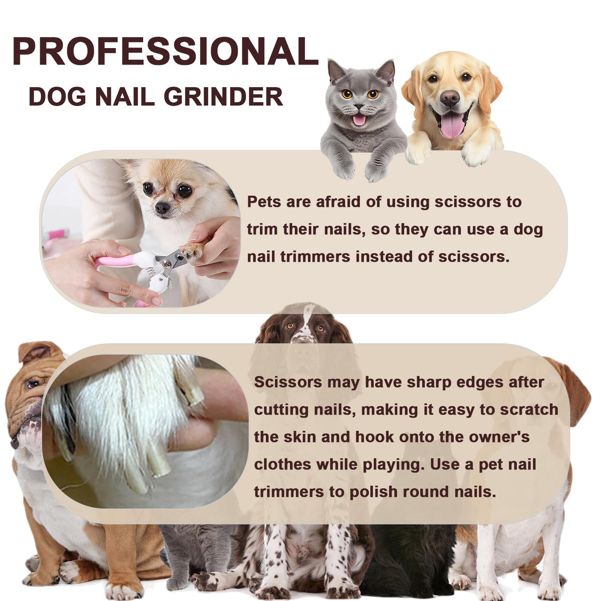 Electric Pet Nail Grinder U5107