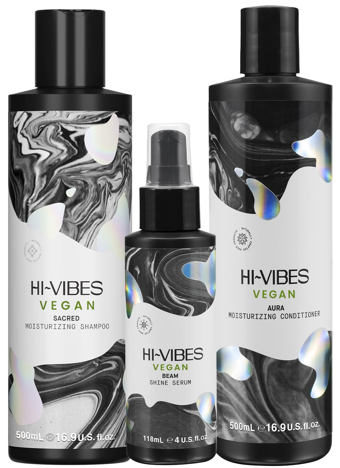 Vegan Argan Oil Shampoo Conditioner and Serum Set D532