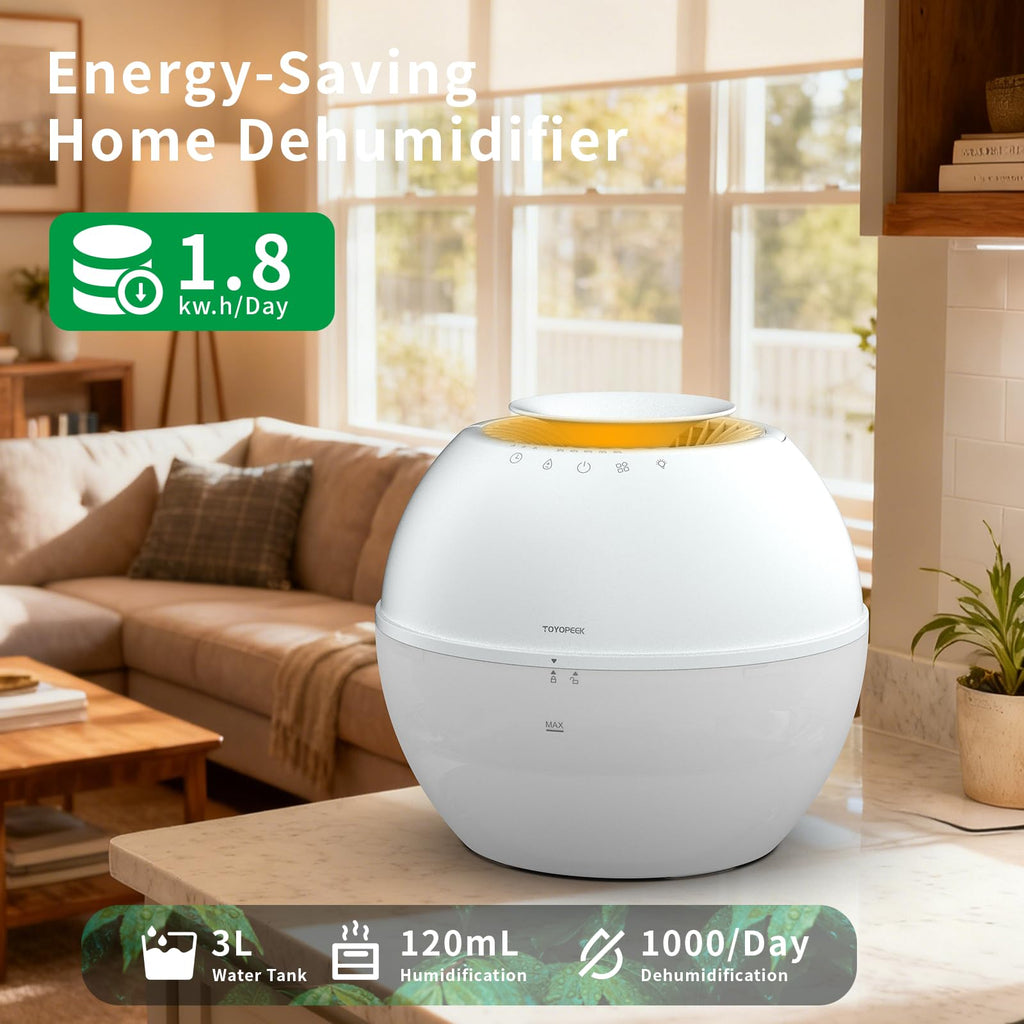 2-in-1 Dehumidifier & Humidifier with Purifier, 101oz Tank K539386