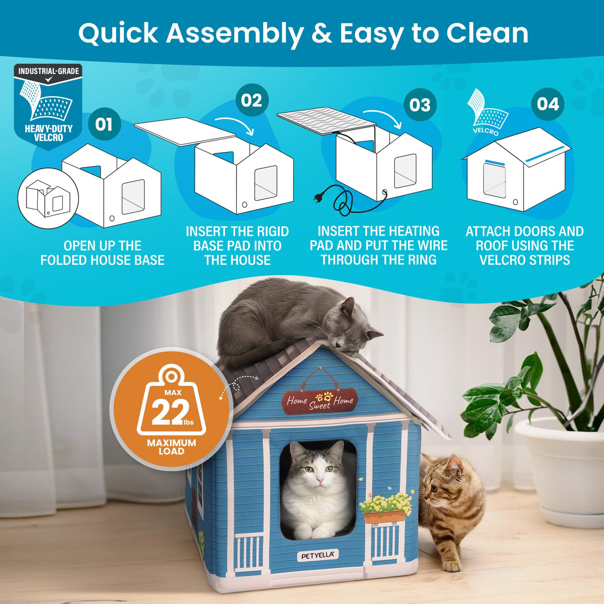 Heated Cat House U5428