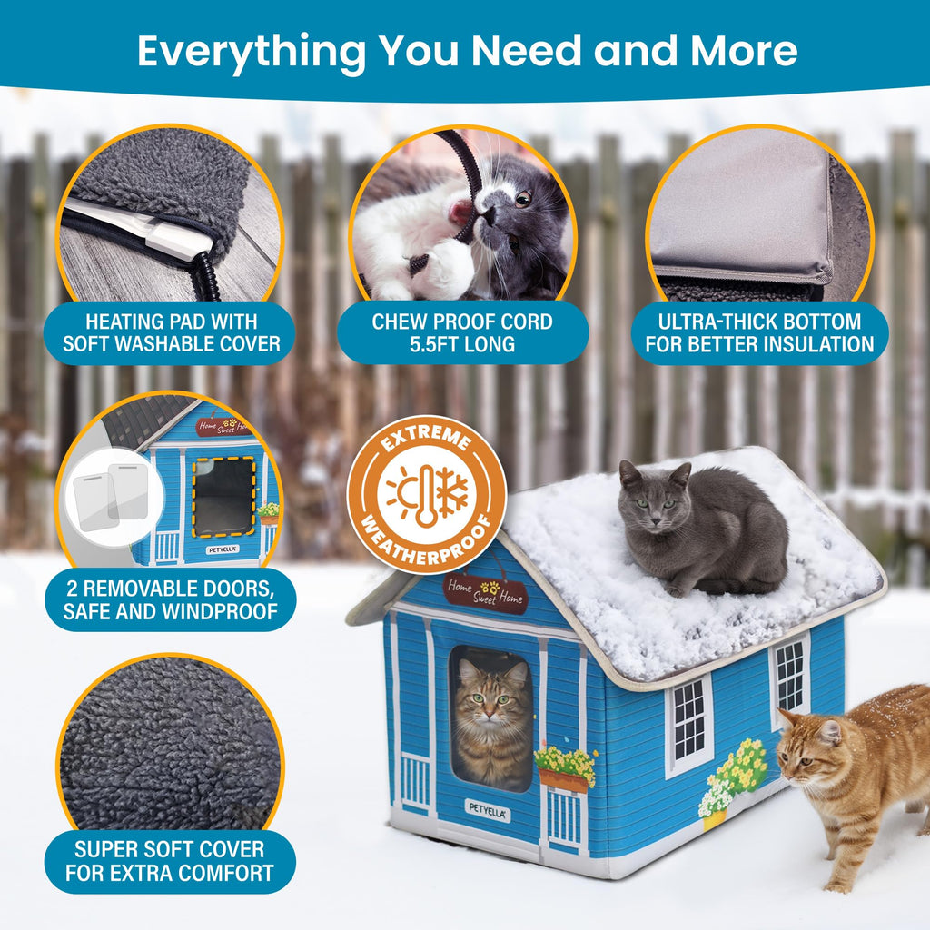 Heated Cat House U5428