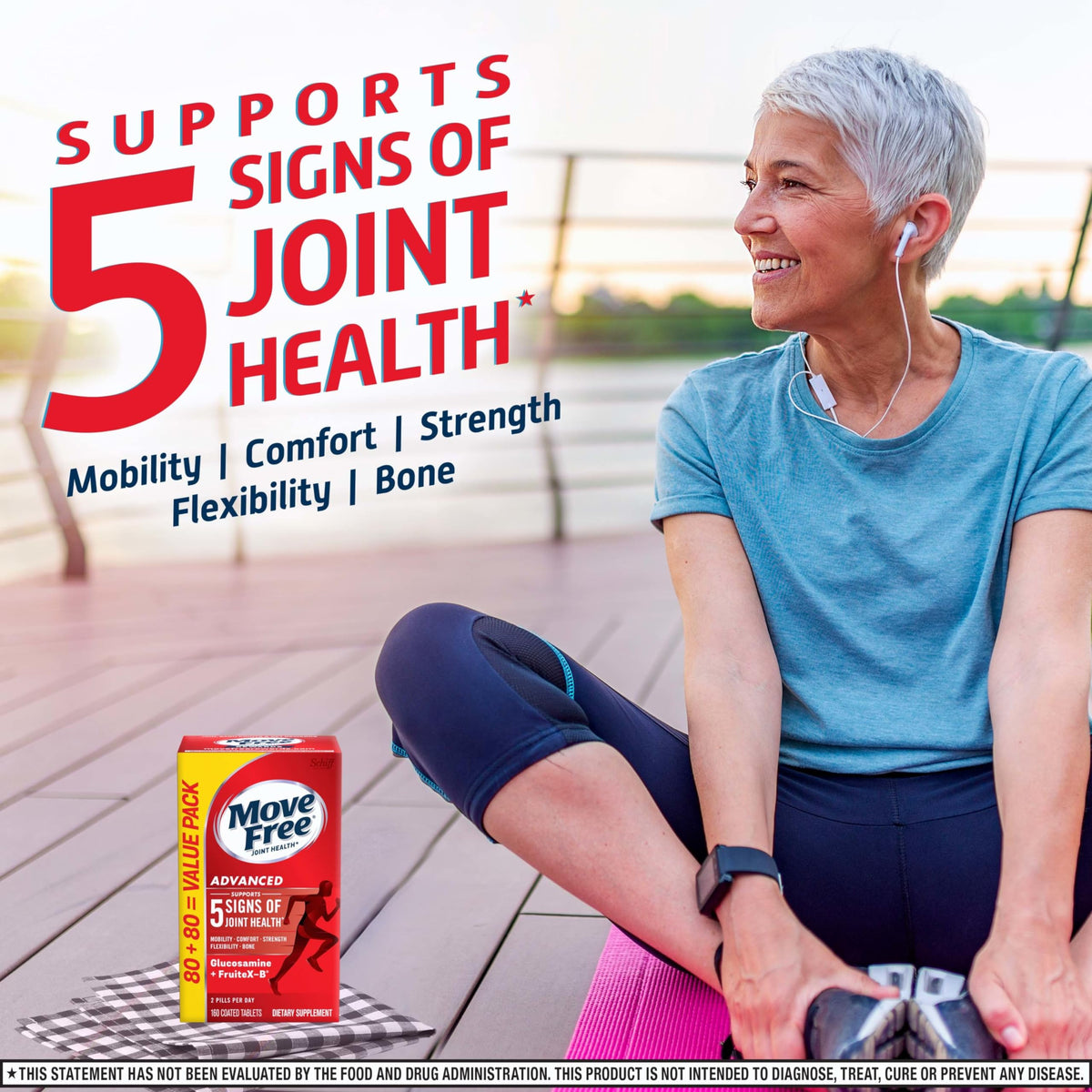 Glucosamine Chondroitin Joint Support Supplement 160 Tablets V277