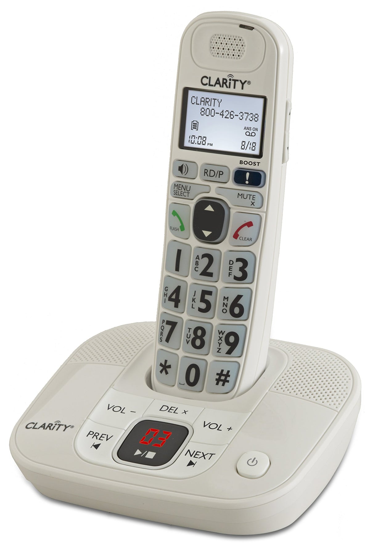 Dect 6.0 Corded Cordless Phone with Digital Answering System U2521