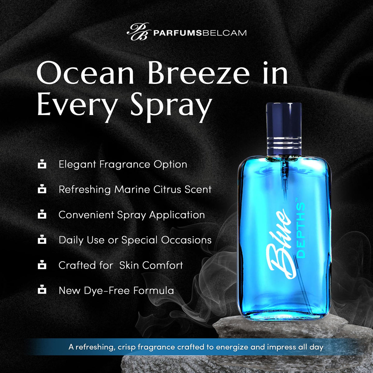 Blue Depths Eau de Toilette Fragrance Spray 3.4 Fl Oz I844