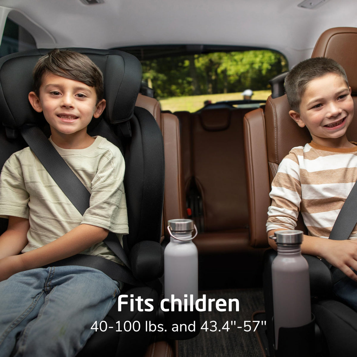 High-Back Backless Booster Car Seat D156