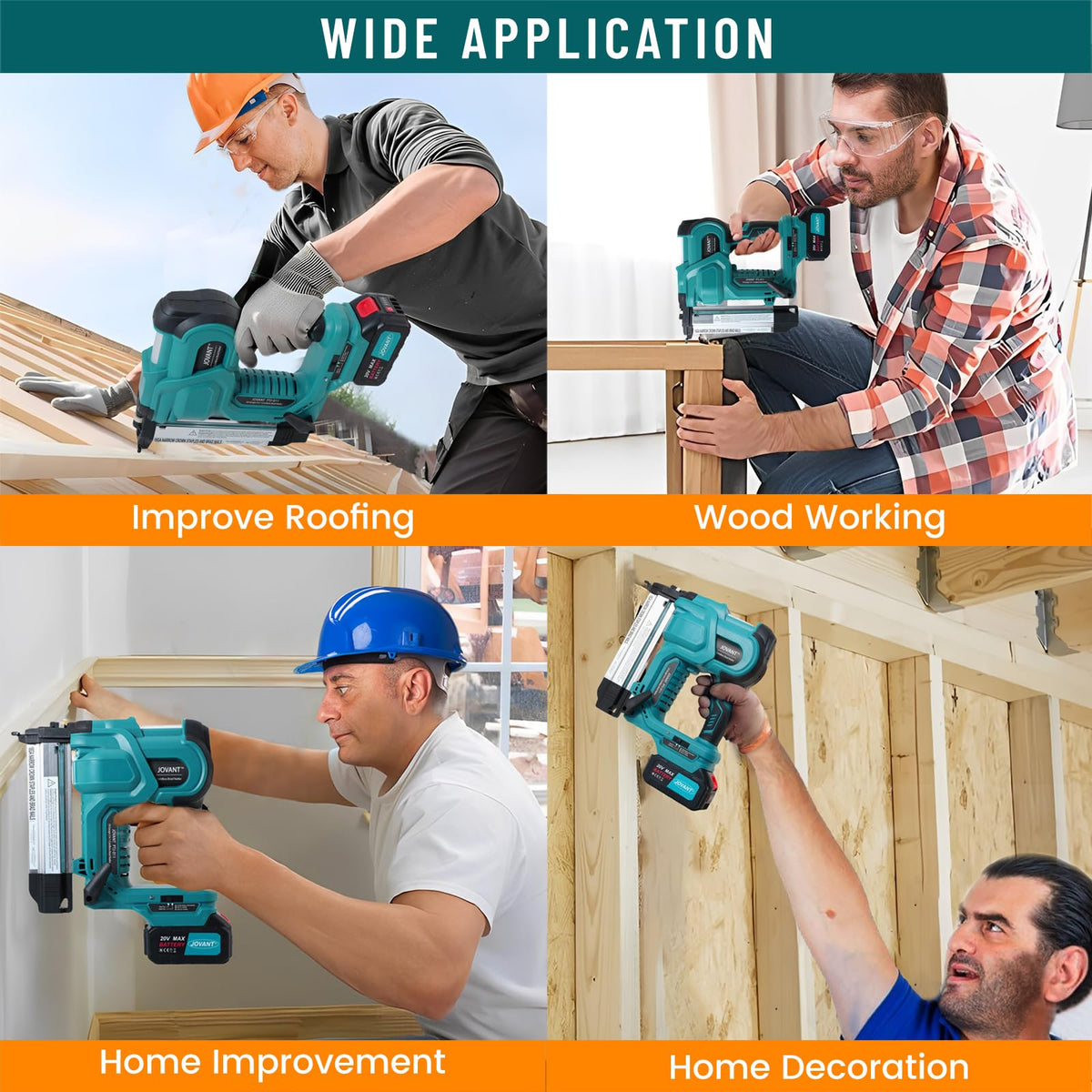 2 in 1 Cordless 18 Gauge Brad Nailer V433987