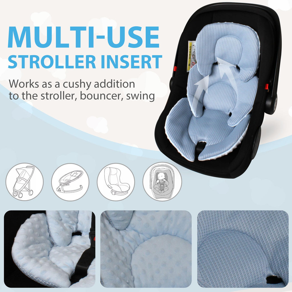 Infant Carseat Insert 2-in-1 Reversible Support Pad G3238