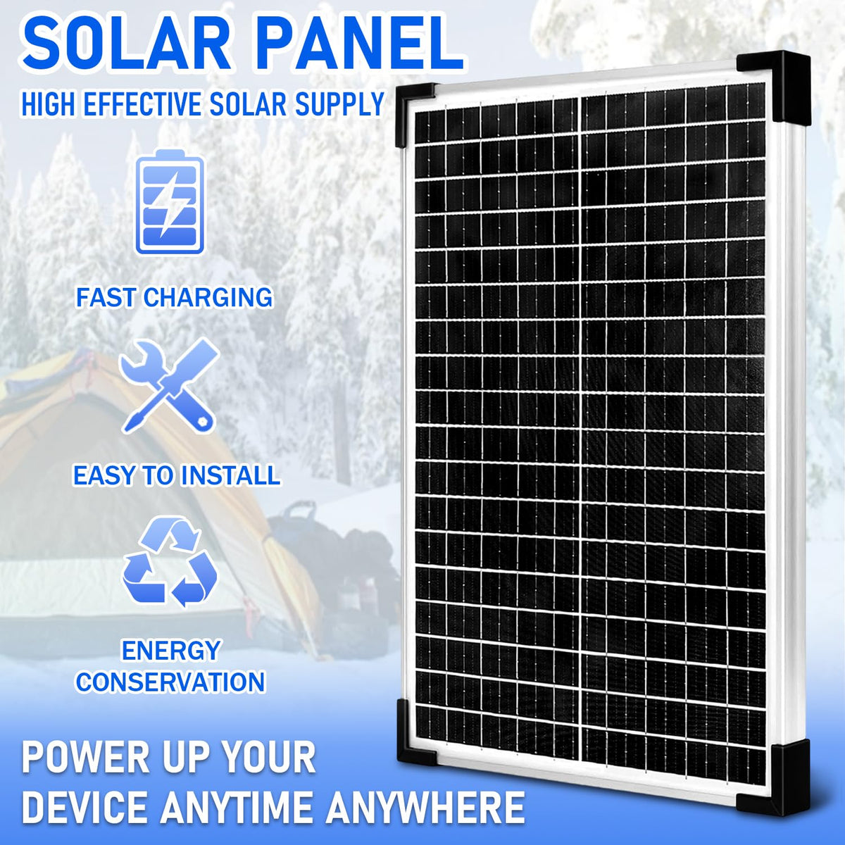 12V 30W Solar Panel Kit R61324