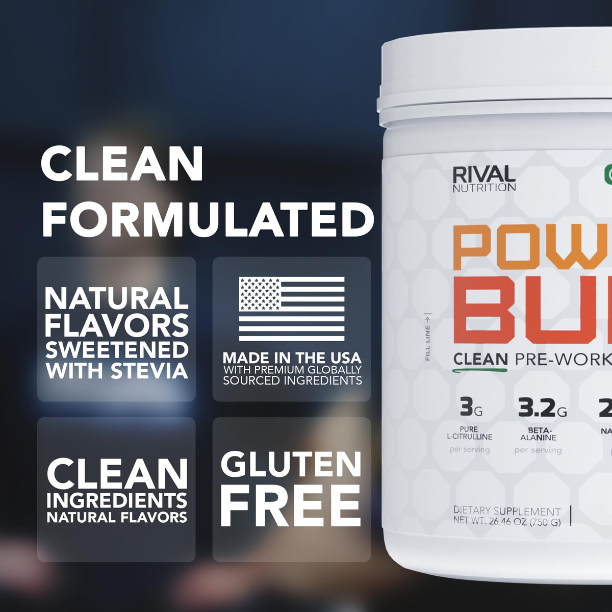 Watermelon Candy Pre-Workout Powder 30 Servings D7808