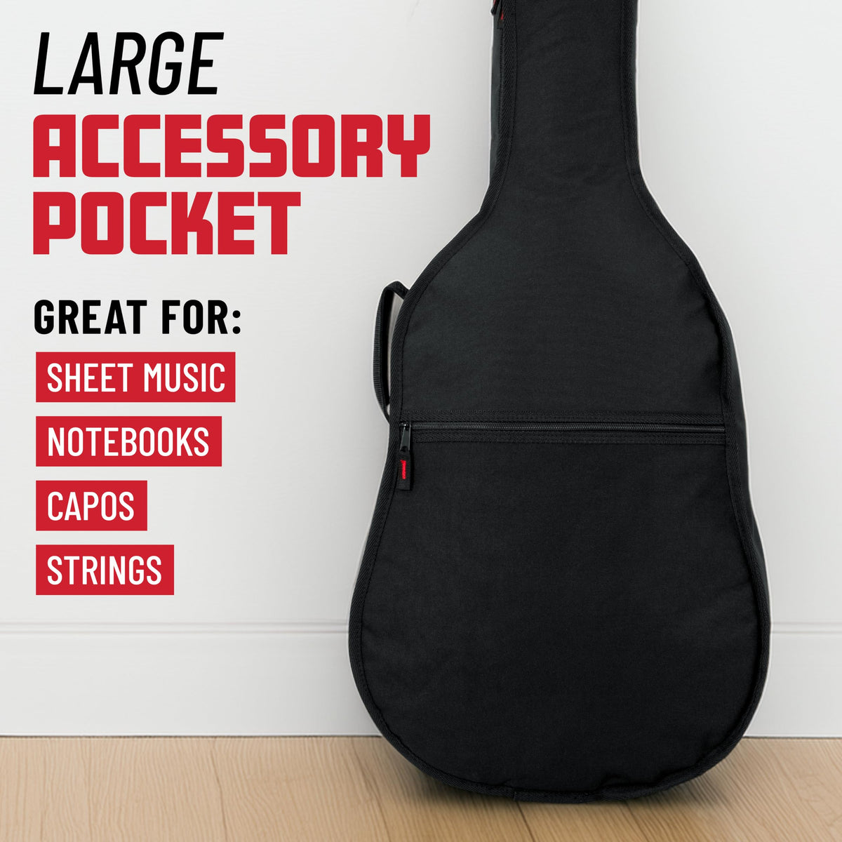Foam Padded Acoustic Guitar Gig Bag A309021