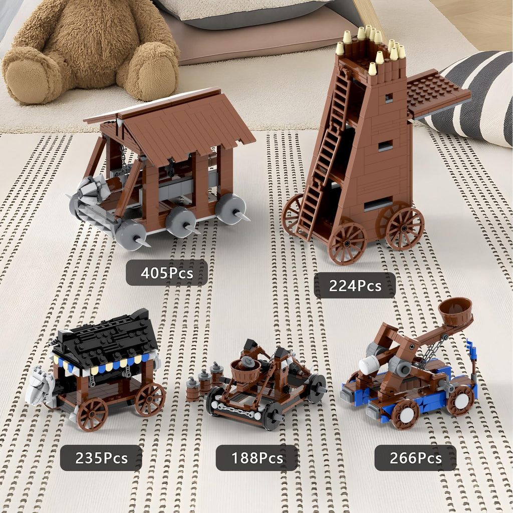 Medieval Castle Battle Building Block Set Z786