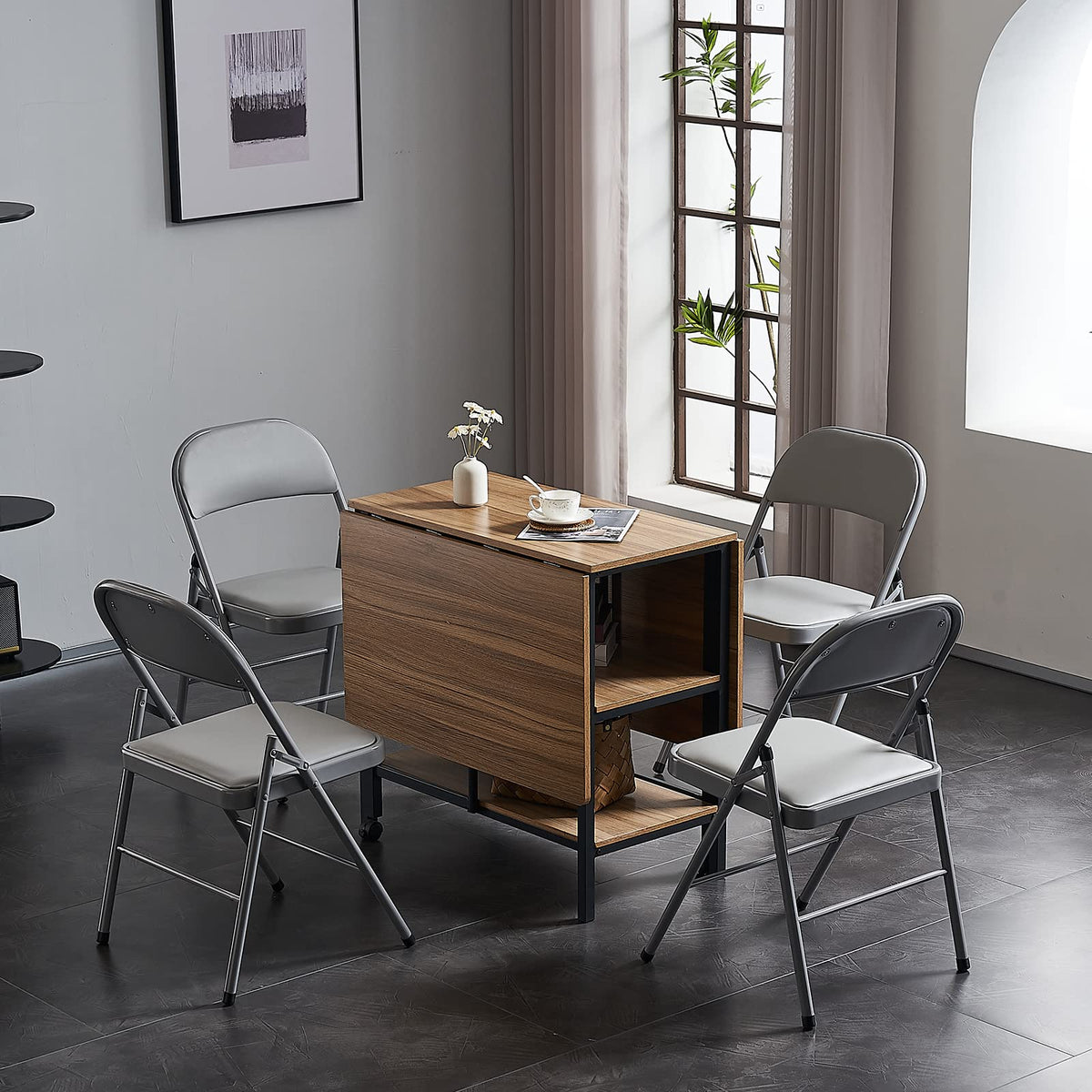 Foldable Iron PVC Chairs A168534