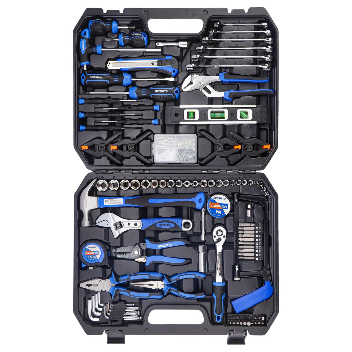 168-Piece Socket Wrench Hand Tool Kit with Toolbox C3454