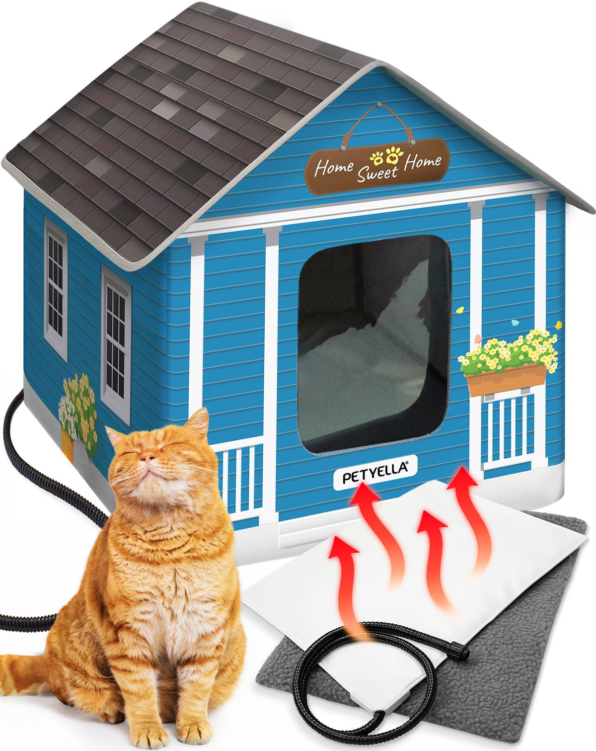 Heated Cat House U5428