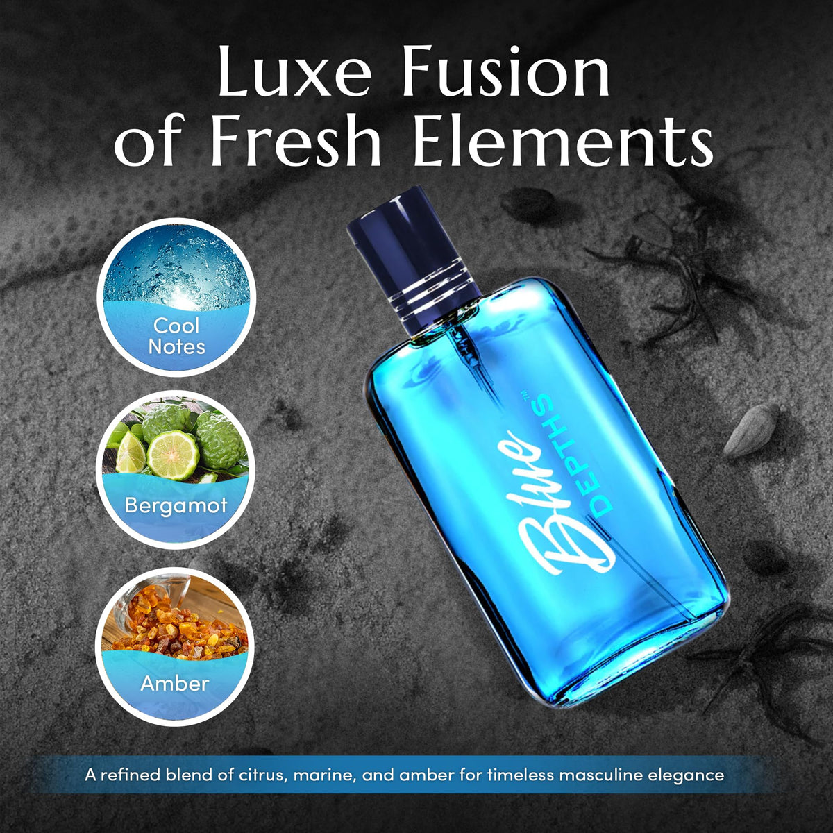 Blue Depths Eau de Toilette Fragrance Spray 3.4 Fl Oz I844